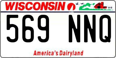 WI license plate 569NNQ