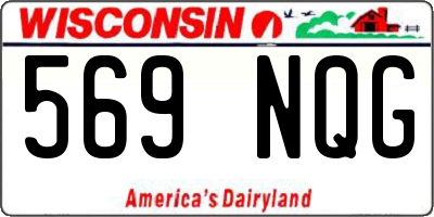 WI license plate 569NQG