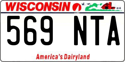 WI license plate 569NTA