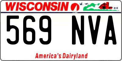 WI license plate 569NVA