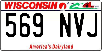 WI license plate 569NVJ