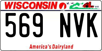 WI license plate 569NVK