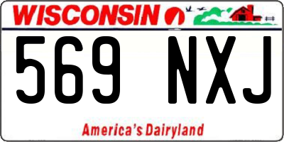 WI license plate 569NXJ