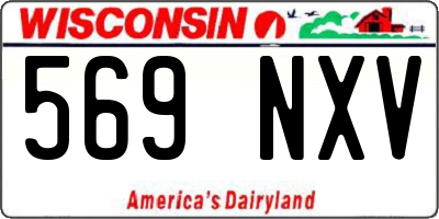WI license plate 569NXV