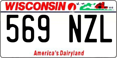 WI license plate 569NZL
