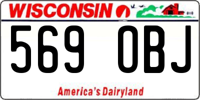 WI license plate 569OBJ