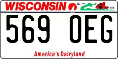 WI license plate 569OEG