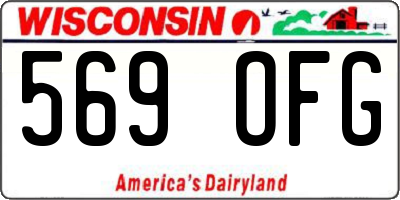 WI license plate 569OFG