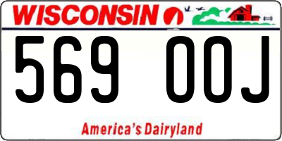 WI license plate 569OOJ