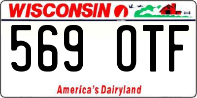 WI license plate 569OTF