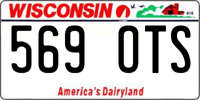 WI license plate 569OTS
