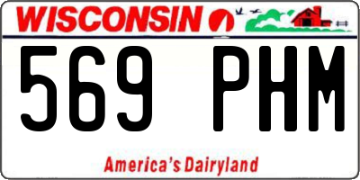 WI license plate 569PHM