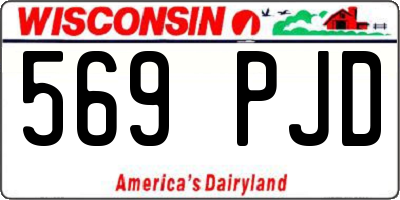 WI license plate 569PJD