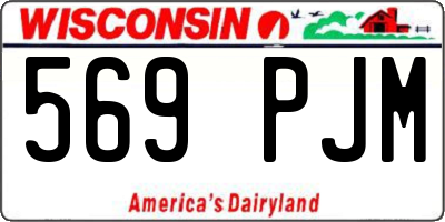 WI license plate 569PJM
