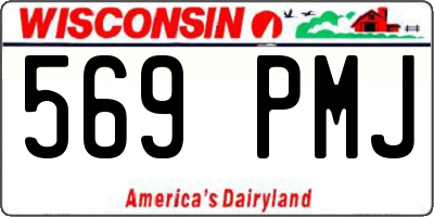 WI license plate 569PMJ