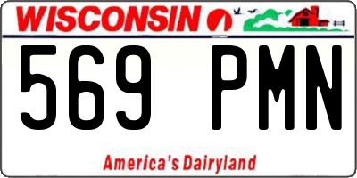 WI license plate 569PMN