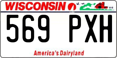 WI license plate 569PXH