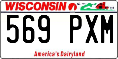 WI license plate 569PXM
