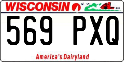 WI license plate 569PXQ