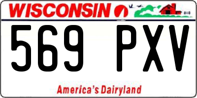 WI license plate 569PXV