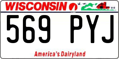 WI license plate 569PYJ