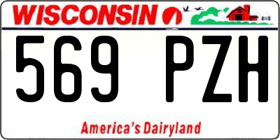 WI license plate 569PZH