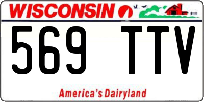 WI license plate 569TTV