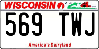 WI license plate 569TWJ