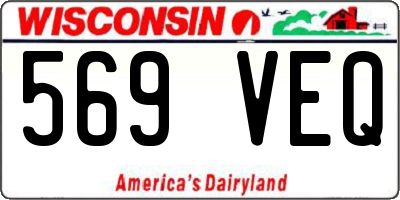 WI license plate 569VEQ