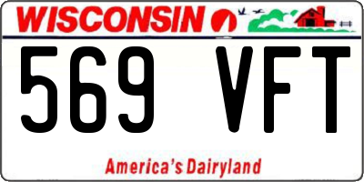 WI license plate 569VFT