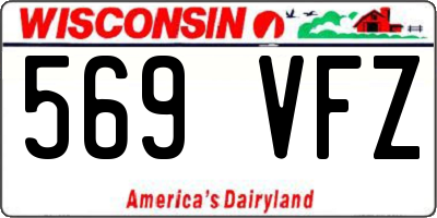 WI license plate 569VFZ
