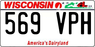 WI license plate 569VPH