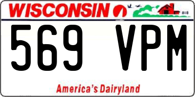 WI license plate 569VPM