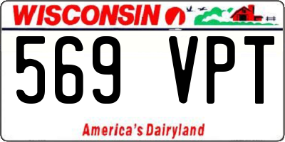 WI license plate 569VPT