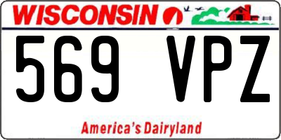 WI license plate 569VPZ