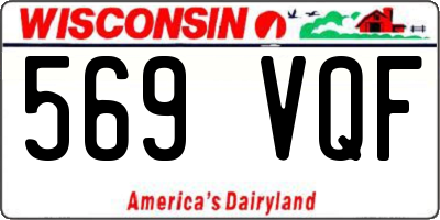 WI license plate 569VQF