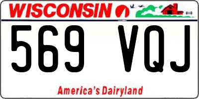 WI license plate 569VQJ