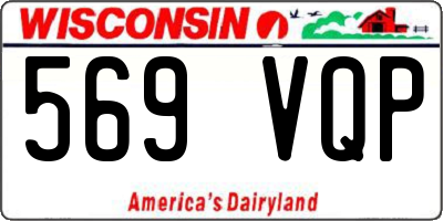 WI license plate 569VQP