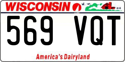 WI license plate 569VQT