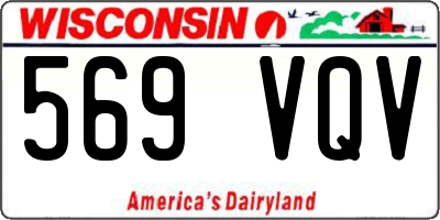 WI license plate 569VQV