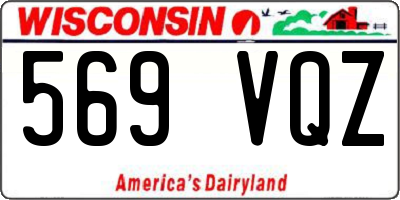 WI license plate 569VQZ