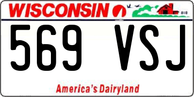 WI license plate 569VSJ