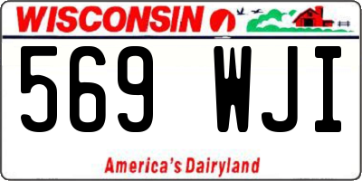 WI license plate 569WJI