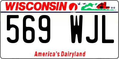WI license plate 569WJL