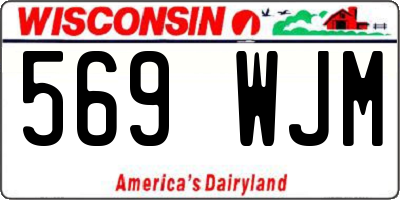 WI license plate 569WJM