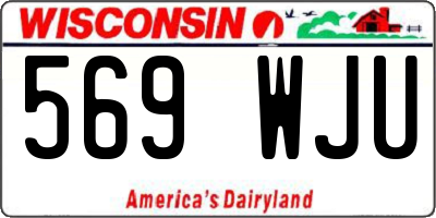 WI license plate 569WJU