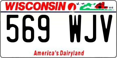 WI license plate 569WJV