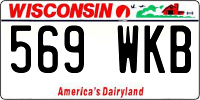 WI license plate 569WKB