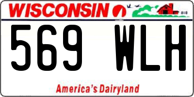 WI license plate 569WLH