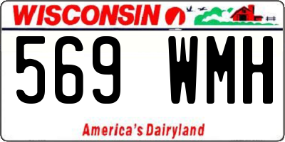 WI license plate 569WMH